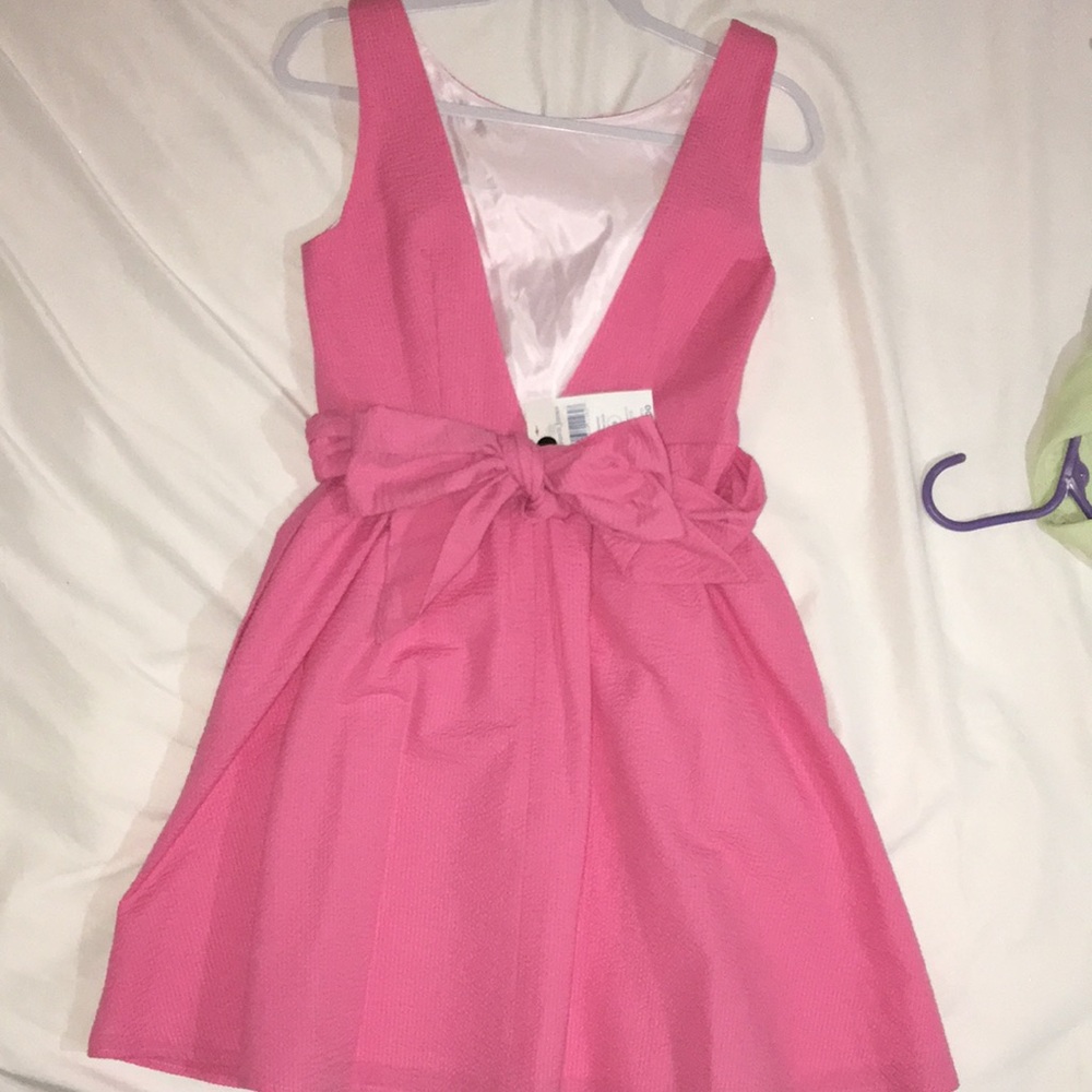 MUST GO PRICING Lauren James Seersucker Emerson Rose Mini BNWT Rose S - Picture 5 of 7